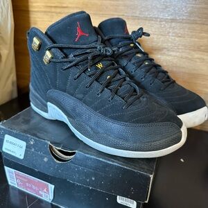 Jordan Black and Red Sneakers